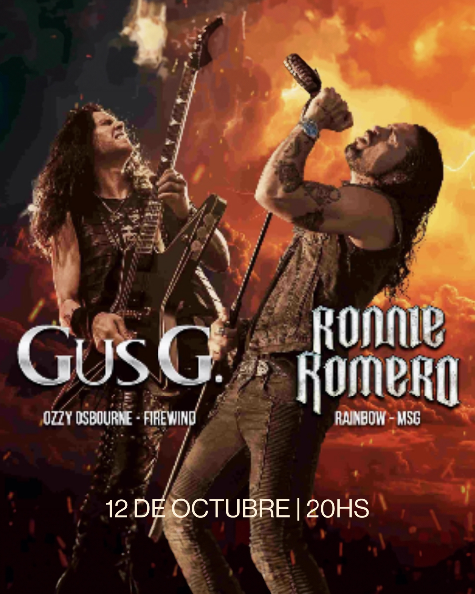 GUS G. + Ronnie Romero CONCIERTO ZARAGOZA 2025