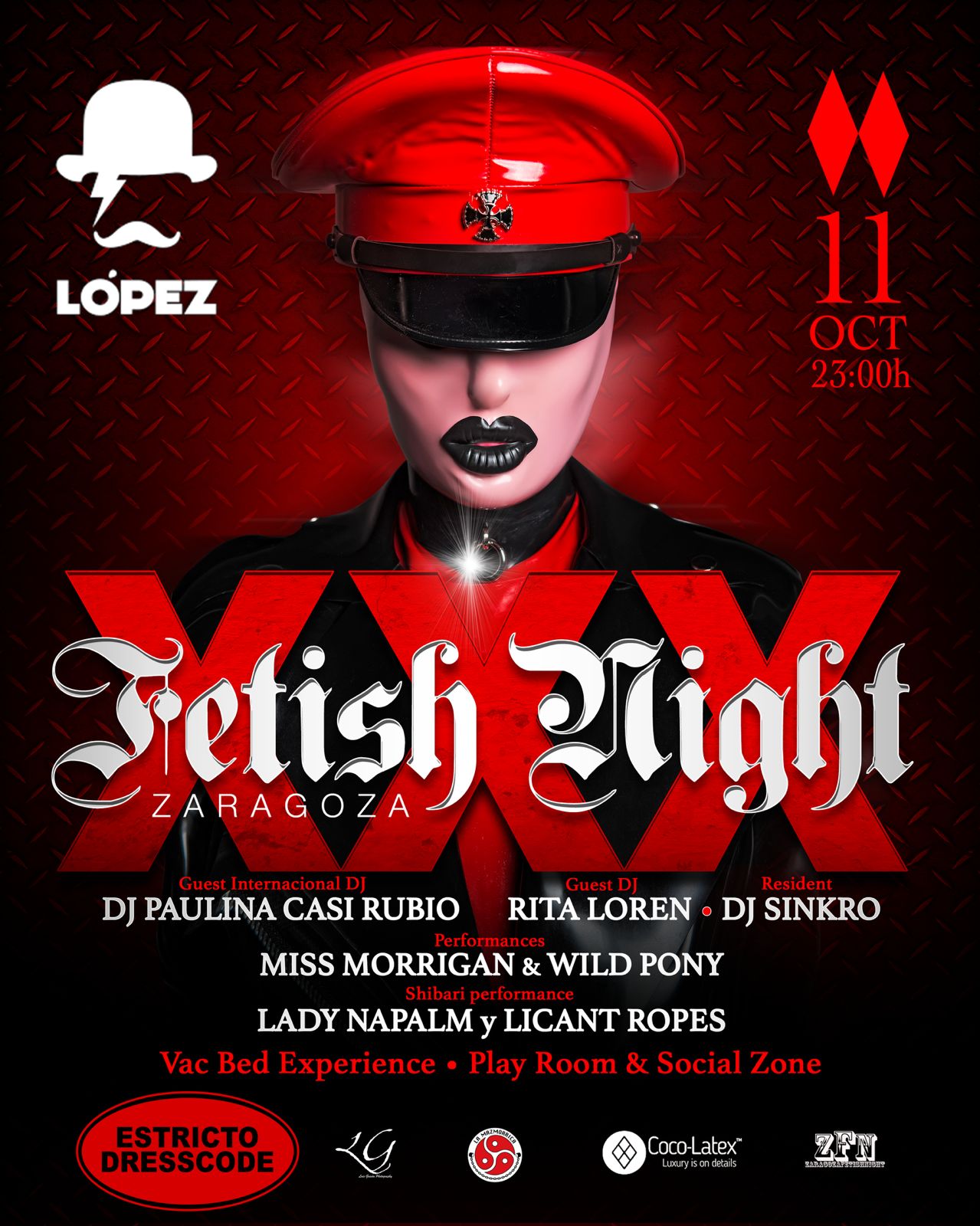 FETISH NIGHT - ZARAGOZA SALA LÓPEZ