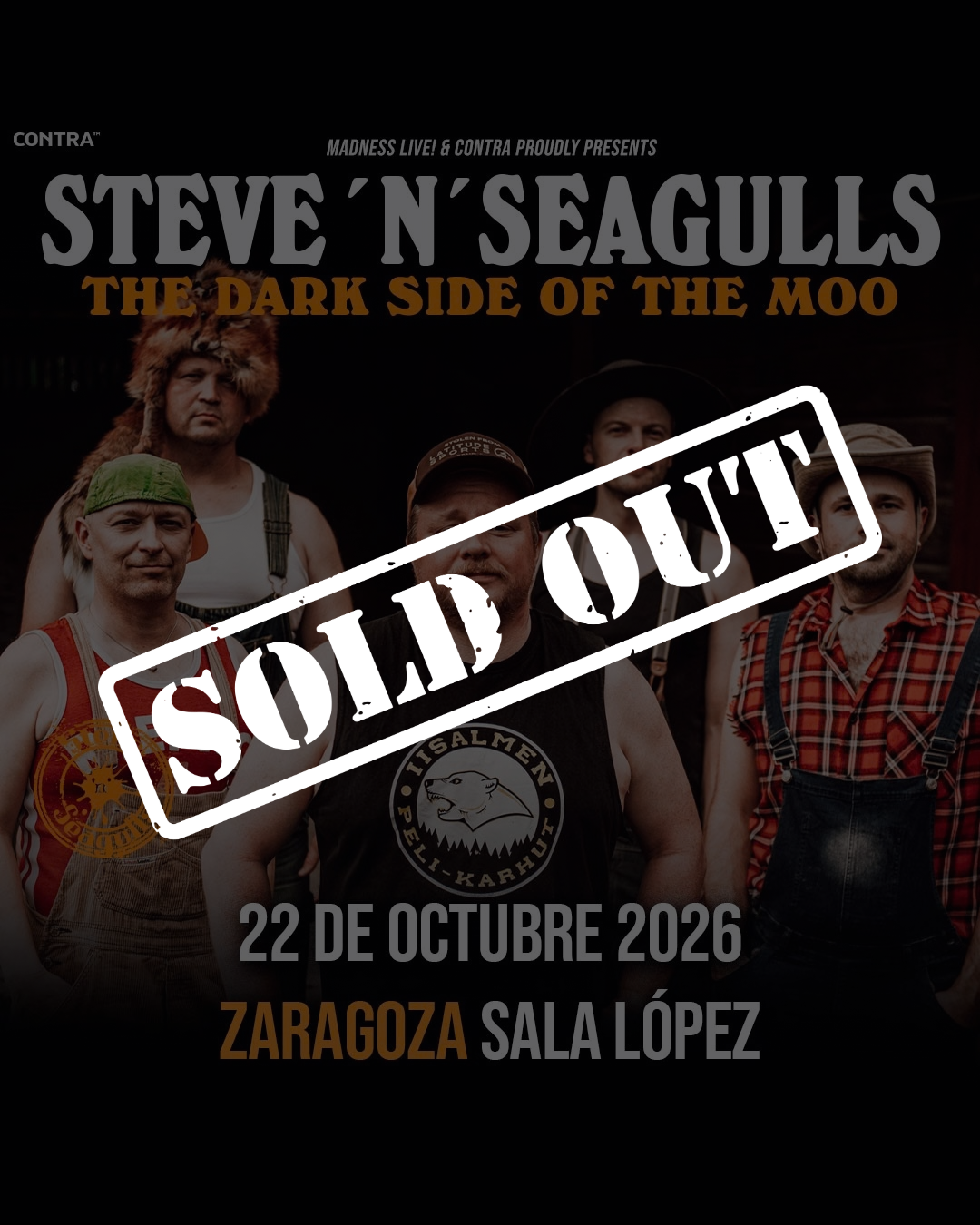 cONCIERTO Zaragoza - Steve’n’Seagulls