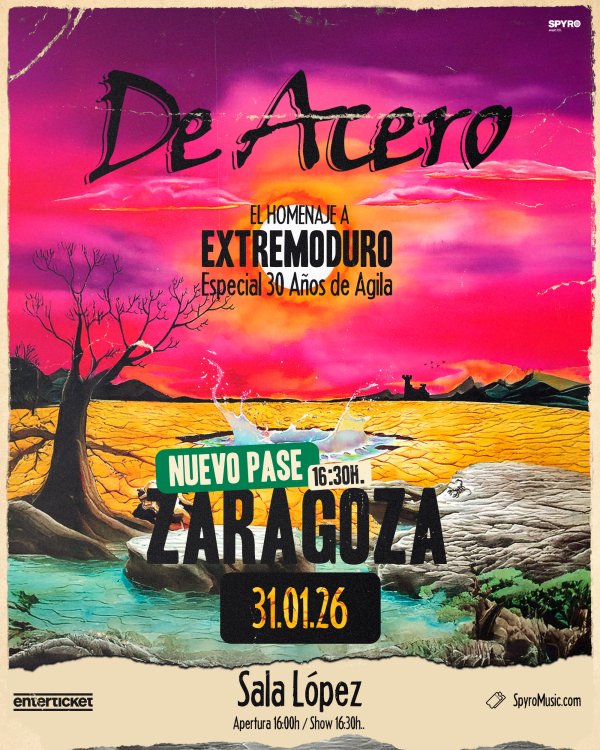 Nuevo PAse Tributo Extremoduro