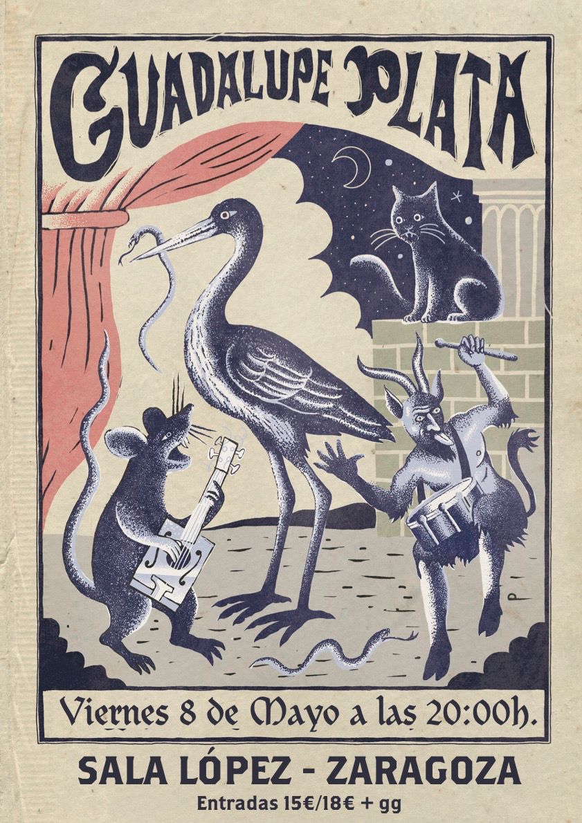 Cartel Guadalupe Plata ZAragoza