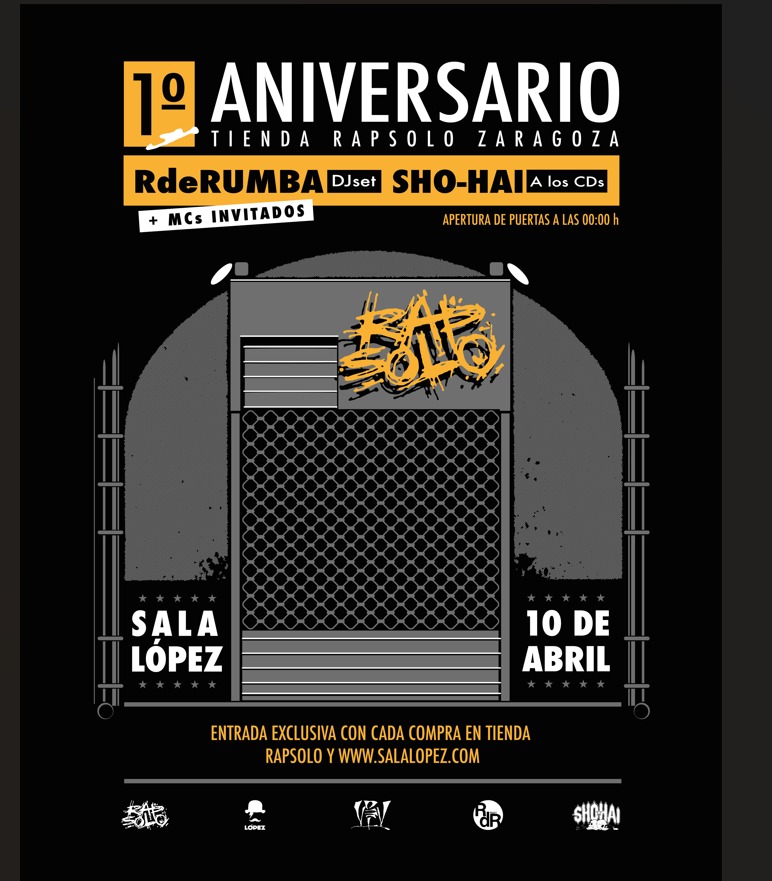 1º ANIVERSARIO RAPSOLO ZARAGOZA LADY BANANA CONCIERTO ZARAGOZA - PRESENTA 4D