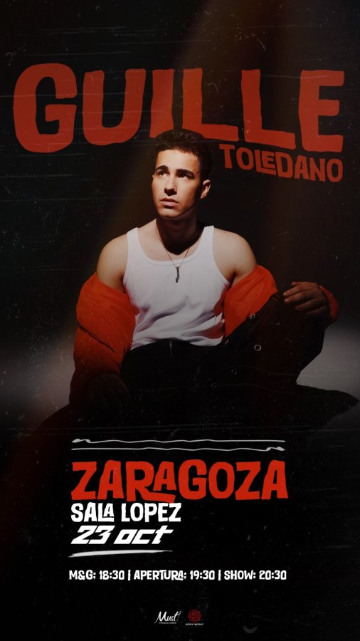 Guille toledano - concierto zaragoza CARTEL