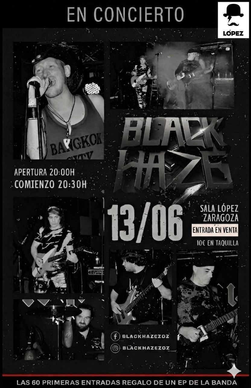 BLACK HAZE CONCIERTO ZARAGOZA BLACK HAZE CONCIERTO ZARAGOZA